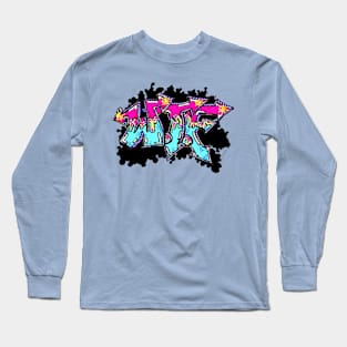 Graffiti Tag WTF by LEG Long Sleeve T-Shirt